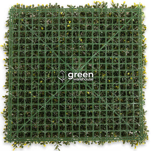Debido a los detalles y el material del que está hecho del panel de Follaje Artificial Boxwood Real permite que su instalación sea mucho más sencilla y rápida.  