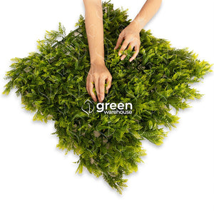 El Follaje Artificial Helecho Japonés los caracteriza su acabado texturizado con un color amarillo verdoso para lograr la apariencia fresca de helecho. Llena de vida y contrasta perfectamente con colores fuertes y oscuros, generando una atmósfera de humedad y frescura, así como un realismo sin igual. 