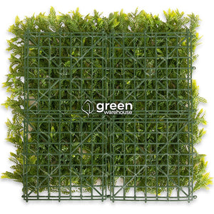 Debido a los detalles y el material del que está hecho del panel de Follaje Artificial Helecho Japonés permite que su instalación sea mucho más sencilla y rápida.  