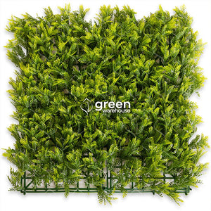 El Follaje Artificial Helecho Japonés los caracteriza su acabado texturizado con un color amarillo verdoso para lograr la apariencia fresca de helecho. Llena de vida y contrasta perfectamente con colores fuertes y oscuros, generando una atmósfera de humedad y frescura, así como un realismo sin igual. Es la opción favorita para diseñar Muros Verdes a lado de otros follajes para lograr la armonía y el aspecto que se busca. 