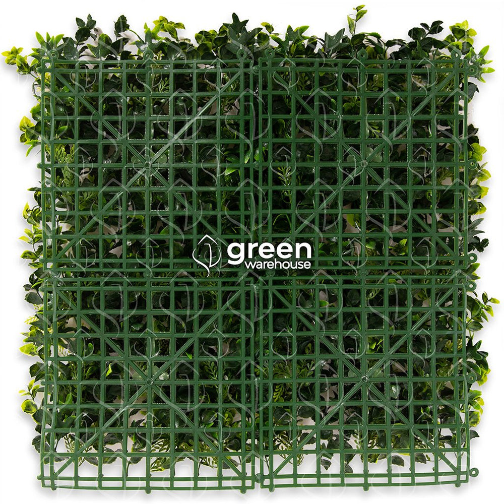 Debido a los detalles y el material del que está hecho del panel de Follaje Artificial Helecho Mixto permite que su instalación sea mucho más sencilla y rápida.  