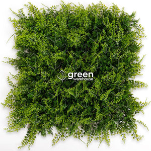 El Follaje Artificial Helecho Persa es muy espeso y con un gran detalle, tiene un acabado texturizado muy exuberante y un color verde brillante. Este modelo es el que cuenta con la mayor altura y ramas más largas de toda nuestra colección, lo que le da un aspecto muy atractivo a la vista. Por si solo puede resaltar completamente, no obstante, la combinación con follajes de hojas más pequeñas lo hacen lucir en cualquier espacio, creando Muros Verdes sorprendentes. 