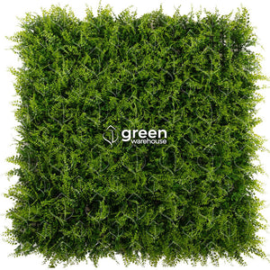 El Follaje Artificial Helecho Persa es muy espeso y con un gran detalle, tiene un acabado texturizado muy exuberante y un color verde brillante. Este modelo es el que cuenta con la mayor altura y ramas más largas de toda nuestra colección, lo que le da un aspecto muy atractivo a la vista. Por si solo puede resaltar completamente, no obstante, la combinación con follajes de hojas más pequeñas lo hacen lucir en cualquier espacio, creando Muros Verdes sorprendentes. 