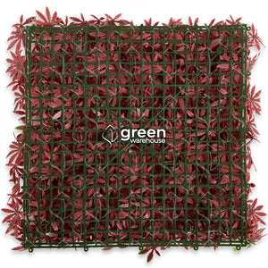 Debido a los detalles y el material del que está hecho del panel de Follaje Artificial Hoja de Maple permite que su instalación sea mucho más sencilla y rápida.  